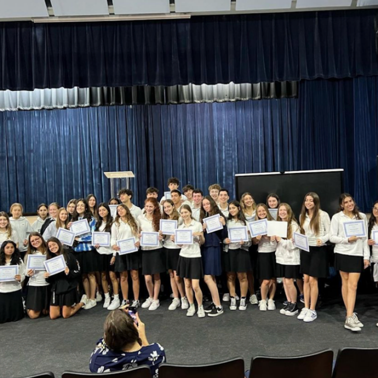 The Annual Hebrew Honor Society Inductions By: Talia Herssein (9th Grade)