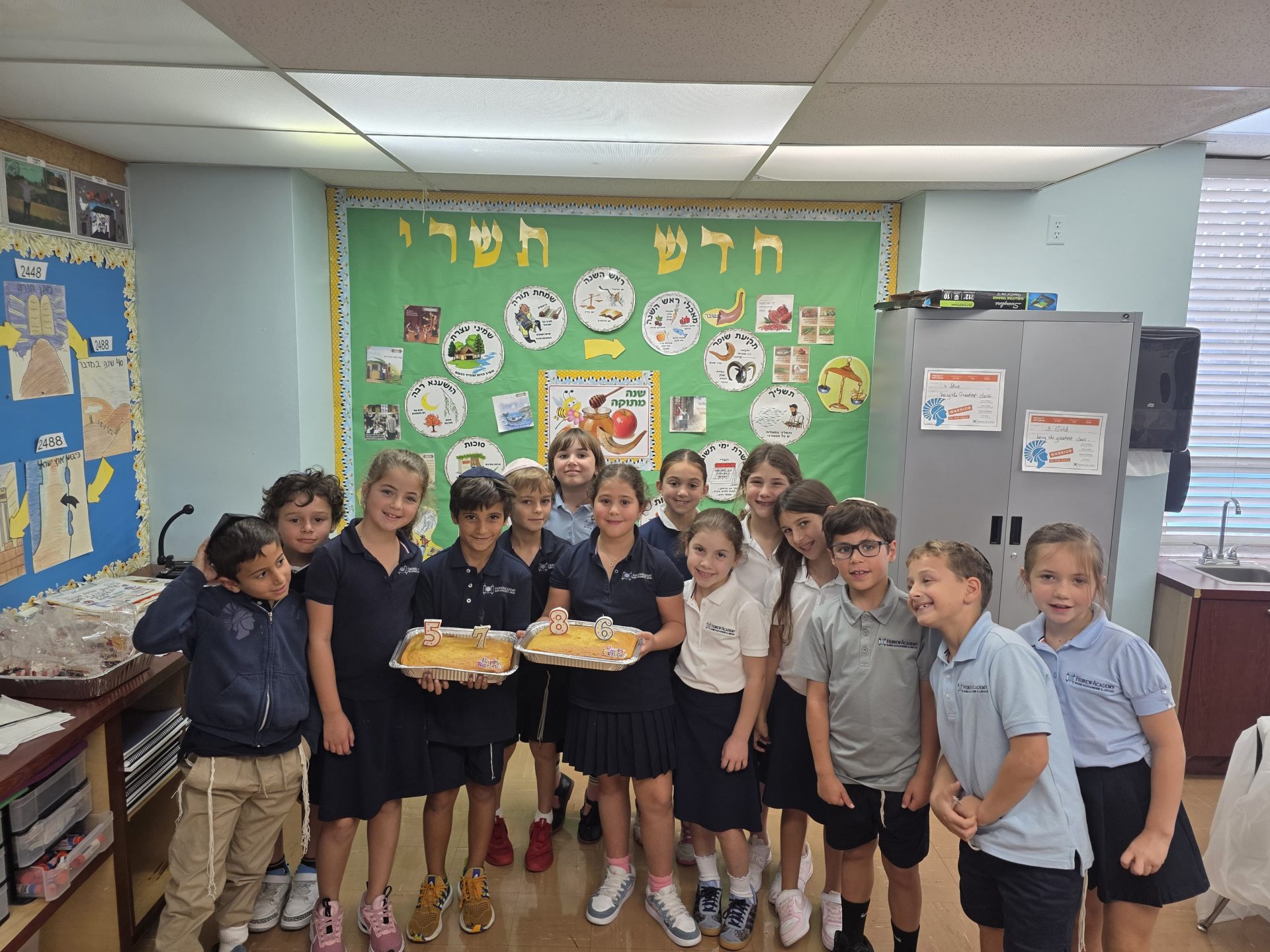 Third Grade Celebrates the World’s Birthday: 5786 Years Young!