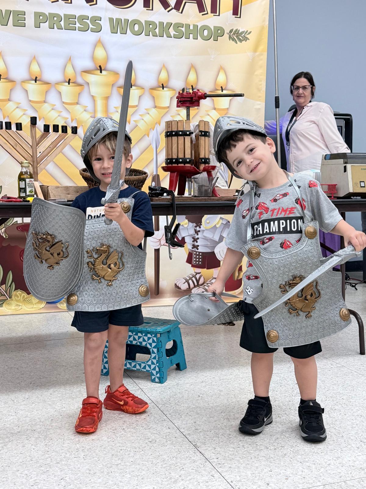 Little Warriors Enjoy Rabbi G. and the Olive Press Factory