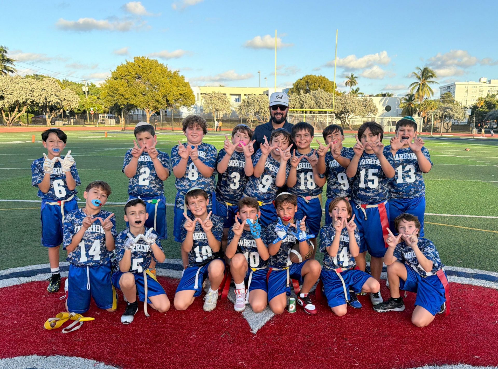 Elementary Flag Football Warriors Defeat BMA