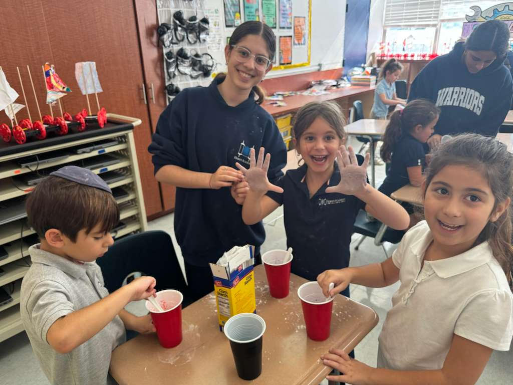 High School Girls Bring STEM to First Grade