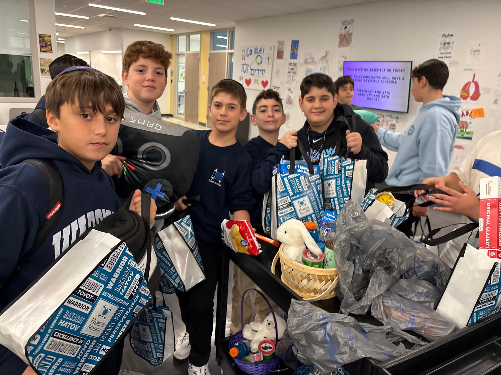 Middle School Minimester Project Brings Purim Joy to Chai Lifeline