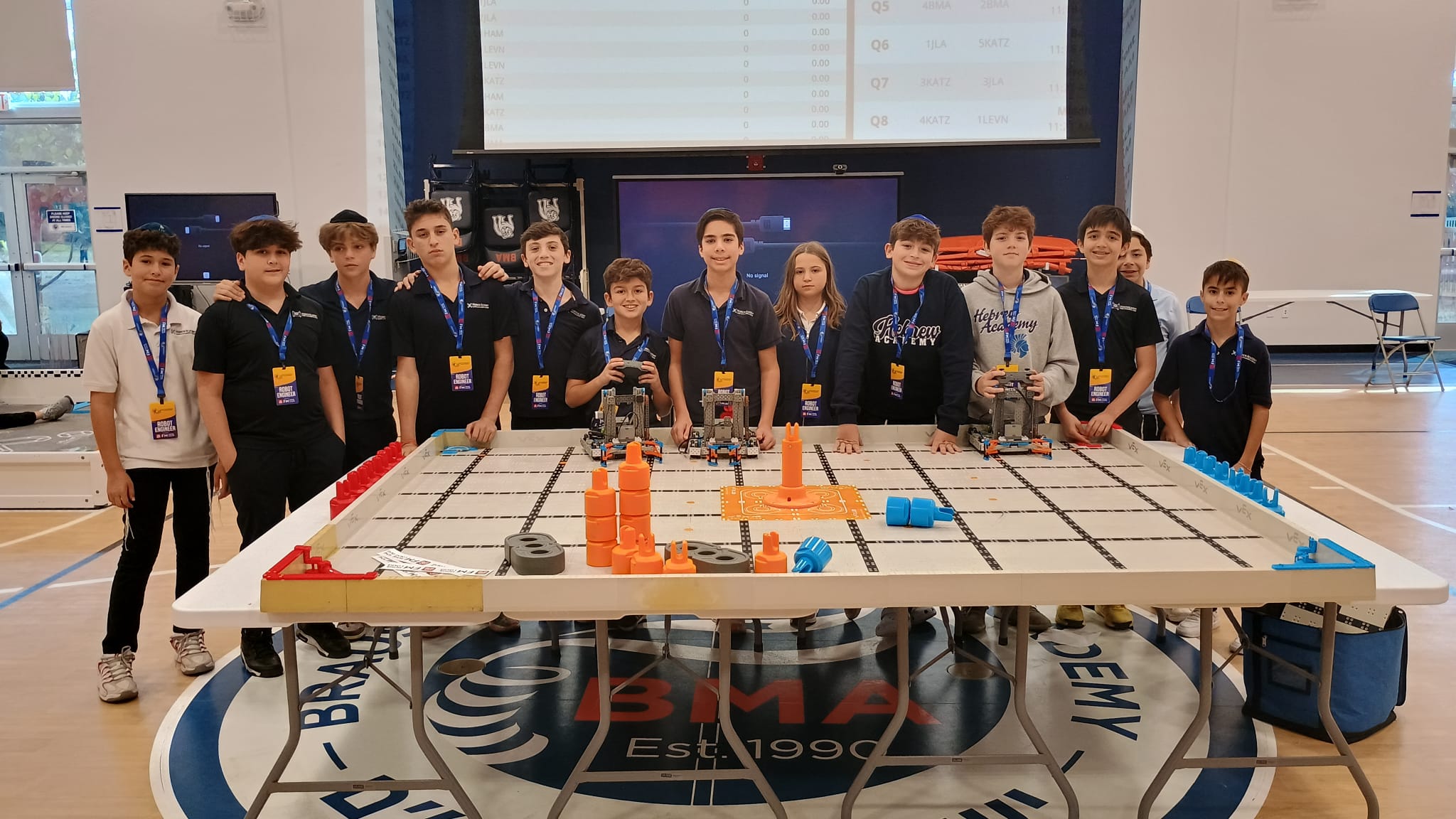 Middle School Robotics Takes Third