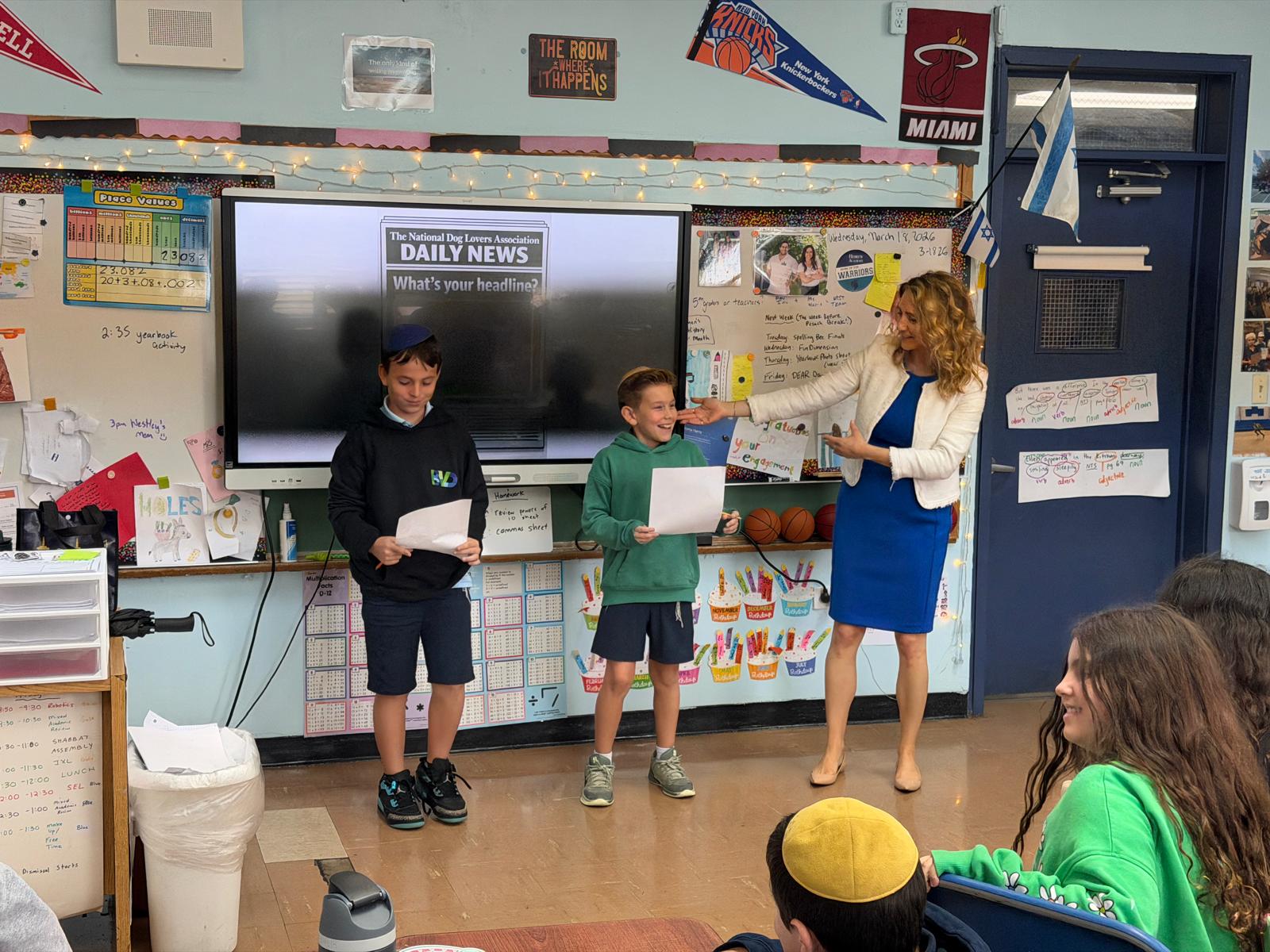 Inspiring Advocacy: Brooke Goldstein Speaks to Our Fifth Grade Students