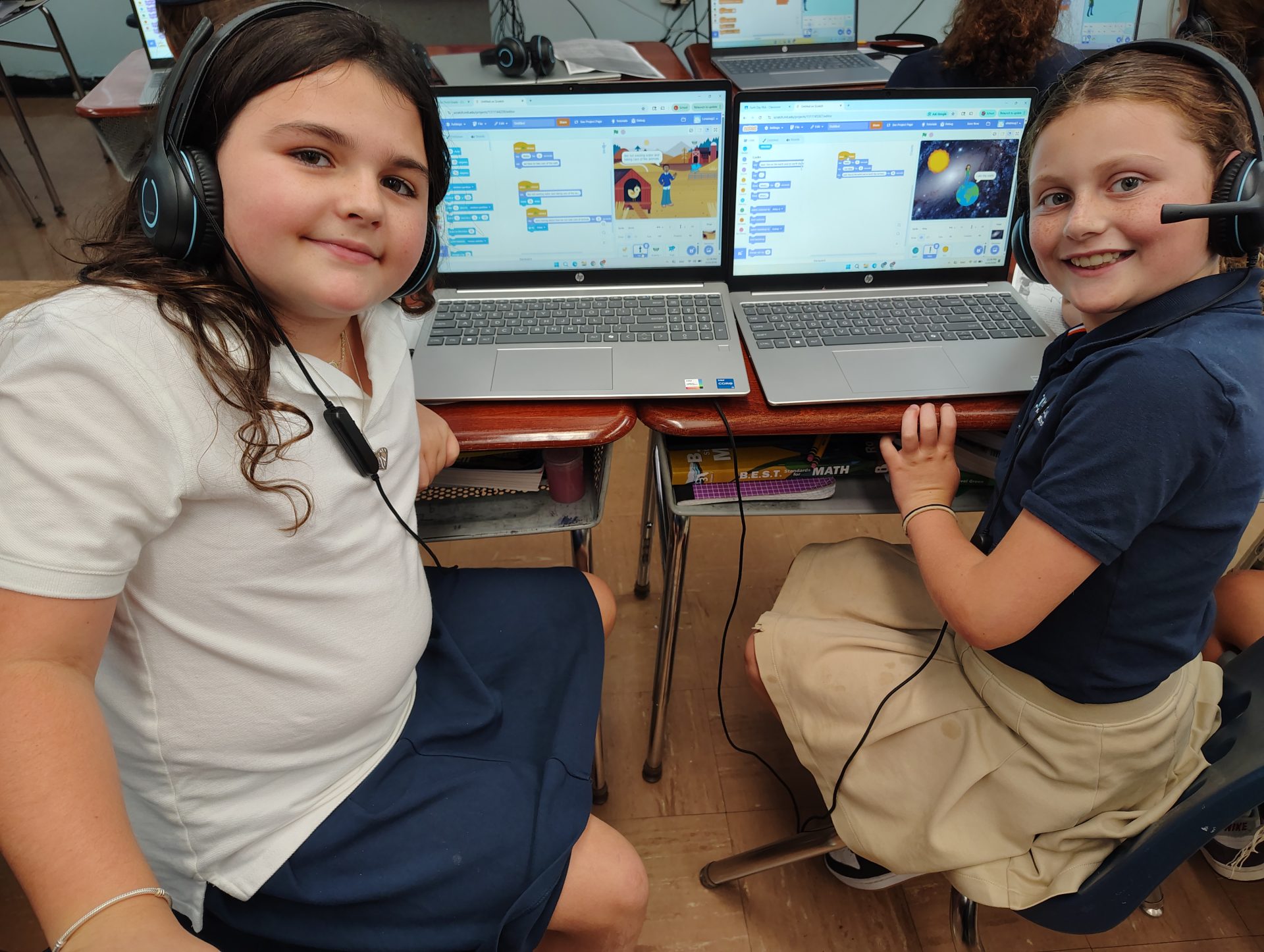 Third Graders Code for Conservation
