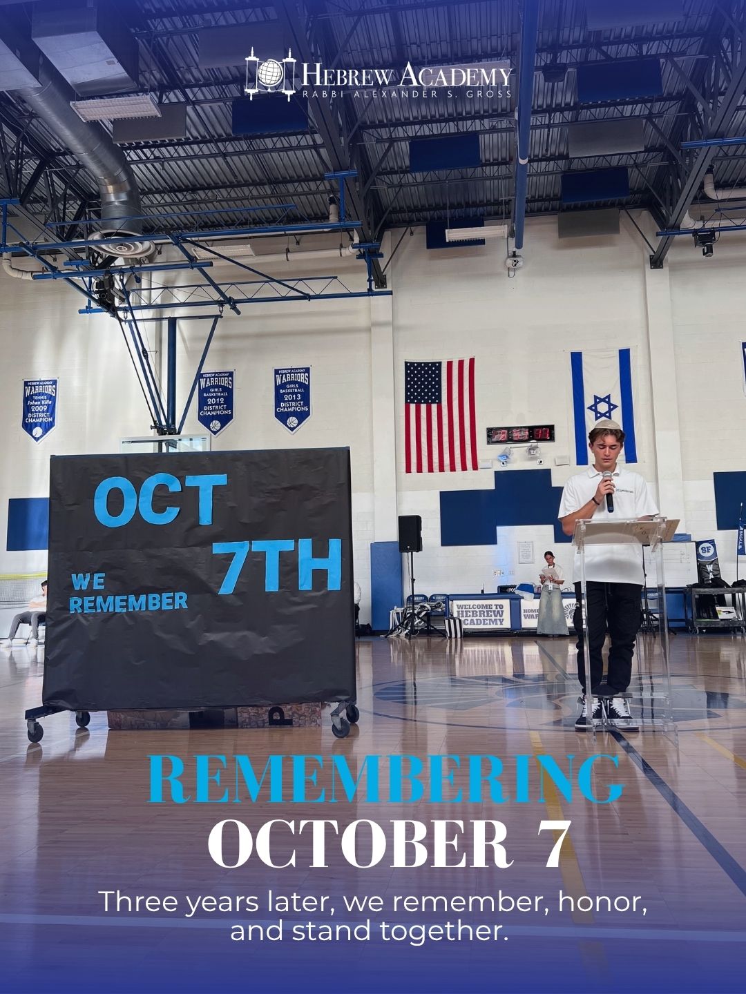 Remembering October 7th at Hebrew Academy